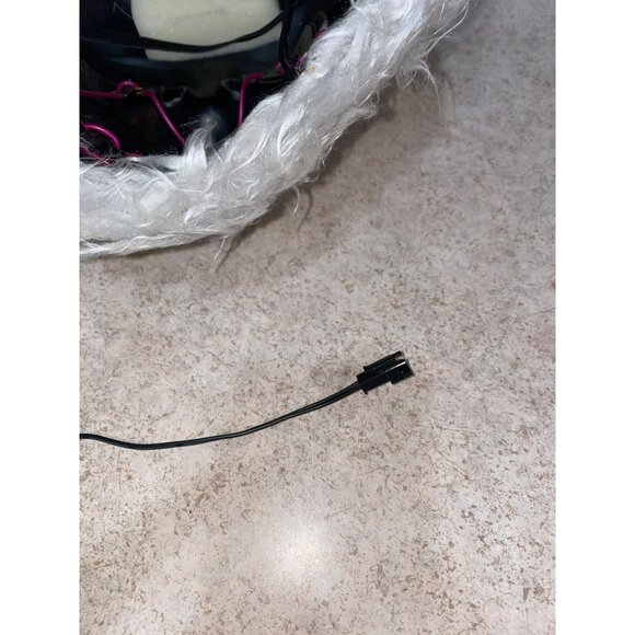 Scary Bunny Snowball LED Light-Up Mask For Halloween Cosplay & Costume Parties - Picture 4 of 4